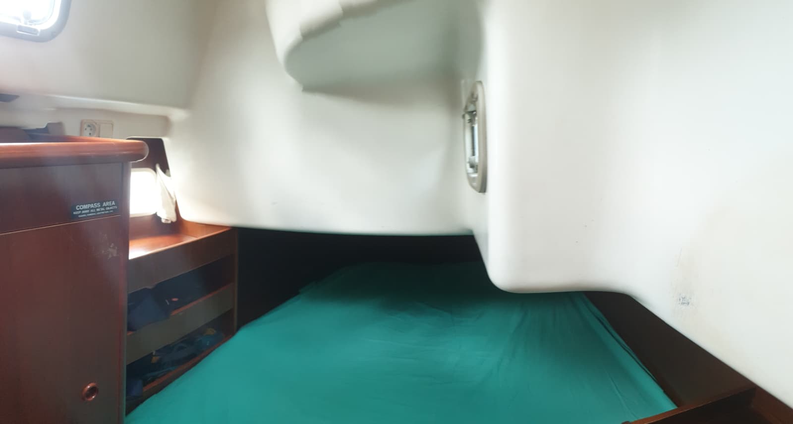Cabine arrière tribord, chambre du capitaine